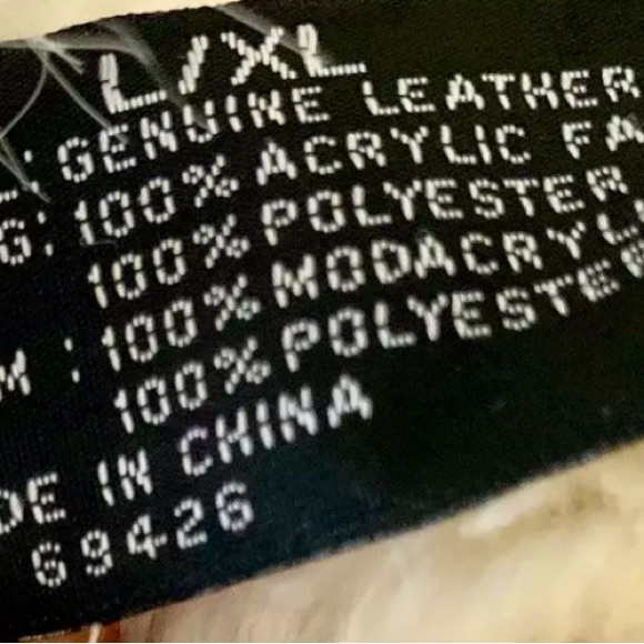 SUEDED LEATHER HAT Fleece Lined. Faux Fur Trim. Unisex. Nomad Inuit Warm. - Picture 6 of 7